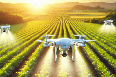 Revolutionizing Farming: How Agricultural Drones Enhance Efficiency